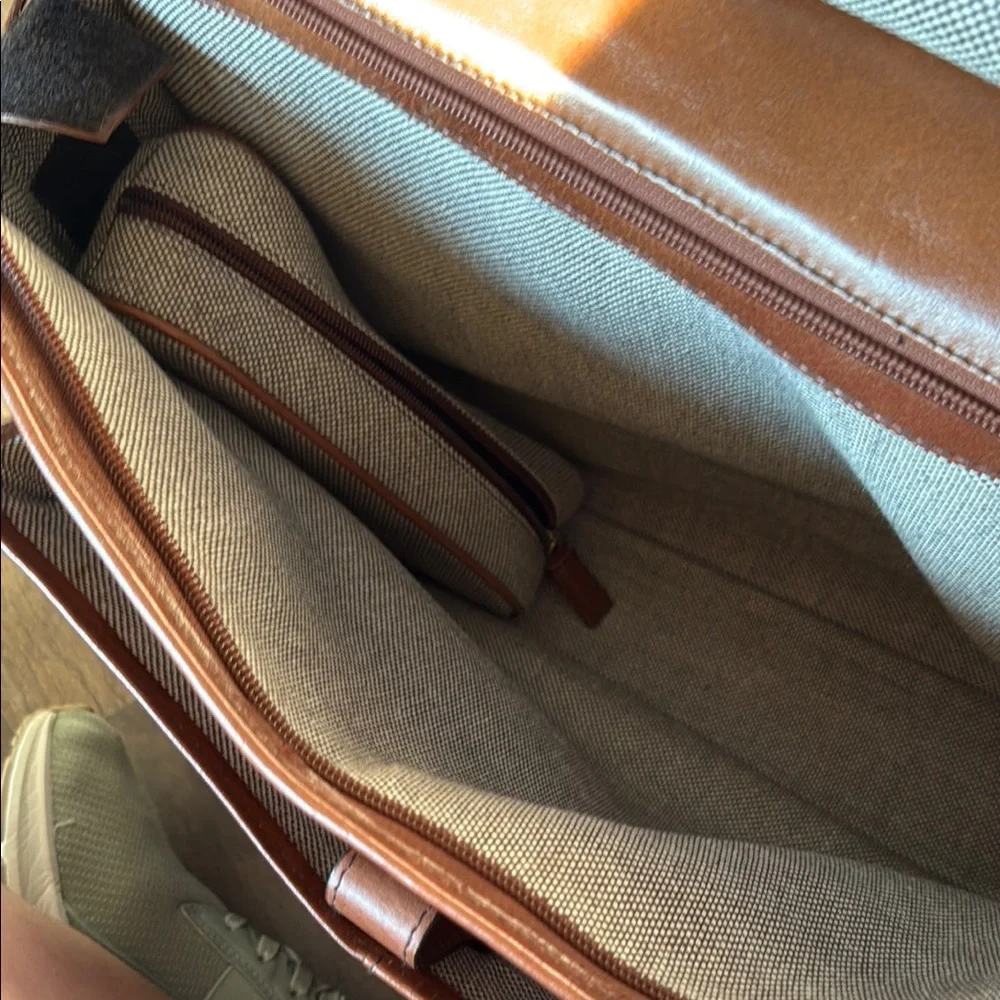 Vintage Classic‎ Brown Leather Men's Briefcase